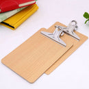 A4 Wooden Clipboard File Folder Stationary Board Hard Board Writing Plate C F9B6
