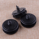 10 Sets Car Interior Carpet Clips Floor Mat Stay Retainer Screw Anti-skid Black
