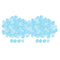 200pairs Disposable Microphone Cover Handheld Mic Covers Blue