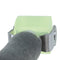 Wooden Grip Auto Sound Deadener Application Clear Yellow Rubber Roller