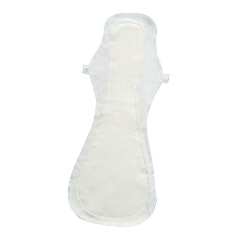 White Thin Reusable Menstrual Cloth Sanitary Pads Napkin for Women Girl 38cm