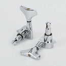 4 Pairs 4R Chrome Bass Tuners Machine Heads Tuning Pegs X1J1