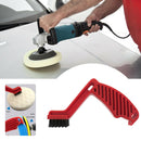 Car Washing Cleaning Brush Dustproof Accessories L Shape Polishing Disk Tools