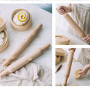 Wood Rolling Pin for Dough Cooking Cookies Kitchen Tool Baking Accessory