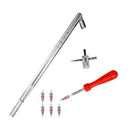 9pcs/set Valve Cores+Core Remover+Stem Puller+4 Way Tool for Car Bicycle