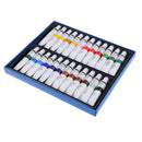 24 Colors ACRYLIC PAINT Set Professional Artist Kids Painting Pigment Tubes DIY