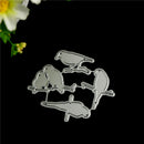 4pcs Four Birds Metal Cutting Dies For DIY Scrapbooking Album Paper Cards ^TEUS