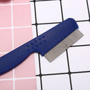 fine toothed flea flee metal nit head hair lice comb with handle for kids pet M!