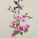 Flower Bird Venice Embroidered Trim Clothing Sewing Applique Pink