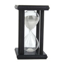 Wooden Hourglass Hourglass Hourglass Decorated Gift (White, 30 min) L8I7