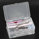 Nail Art Manicure Tool Empty Storage Box Craft Container for Art Nail Tips