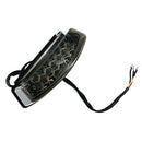 Universal 12V Motorcycle LED Rear Brake Tail Plate Light License Plate Light