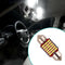 31mm 18SMD Double Pointed High Light Car 3014 LED Decoding Reading Light A