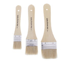3x Wooden Handle Kid Oil Watercolor Acrylic Painting Brush Scrubbing Brushes