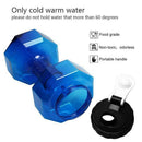 75 Oz (2.2 L) Dumbbell Shaped Water Bottle | Big Capacity | BPA Free | Flip G3U8
