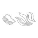 2pcs DIY Ocean Series Cutting Dies Stencil Scrapbook Embossing Craft(MS302)
