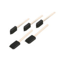 10pcs Foam Brush Sponge Wooden Handle Brushes Watercolor Painting Drawing  FKI