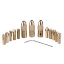 3 Clip Head+10 Collet+1 Wrench Twist Hand Drill Kit Electric Drill Bits