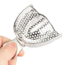 6Pcs Dental Autoclavable Metal Impression Trays Stainless Steel Upper & LowerM&O