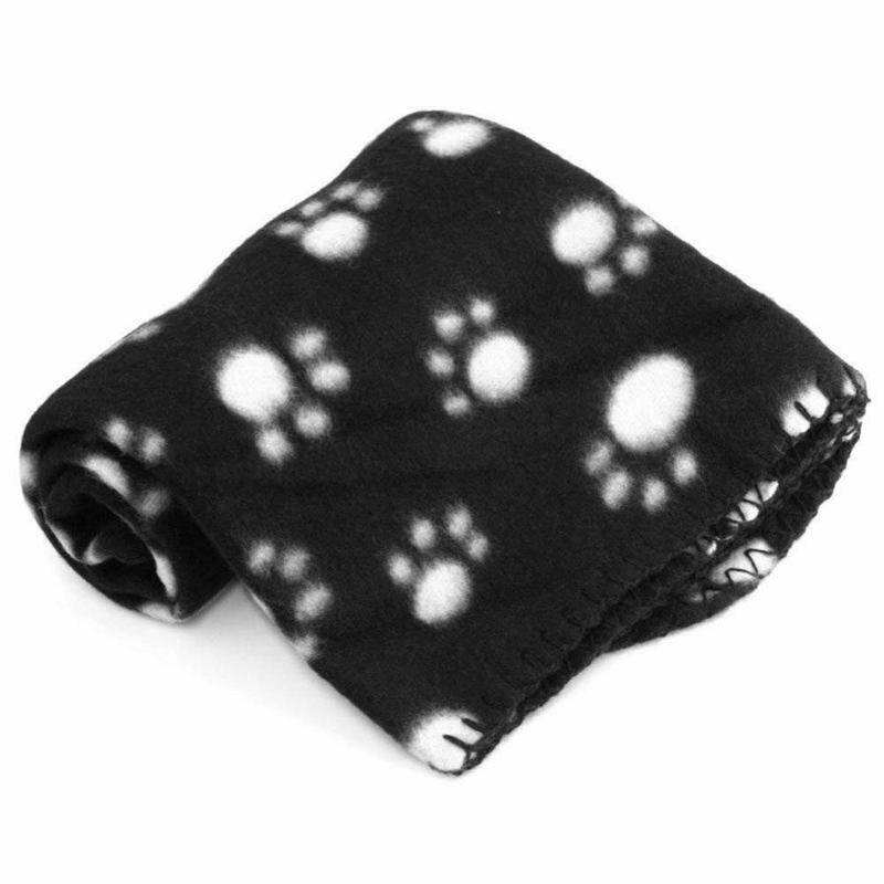 3 x Large Dog Cat Pet Soft Fleece Blankets 70cm X 100cm R7M1