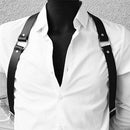 Sexy Women Men Adjustable Leather Body Chest Harness Belt Punk Fancy Costume TE