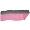 Gradient Color Wrap Ladies Shawl Silk Chiffon Scarf Scarves (Pink to gray) B9W3