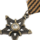 Steampunk Star Pendant Brooch Pin Medal Brooch Pin Metal Collar Tips for Men