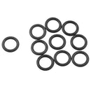 10 Pcs 16.5mm x 11.2mm Flexible Rubber O Ring Oil Seal Gaskets Black Q5I1