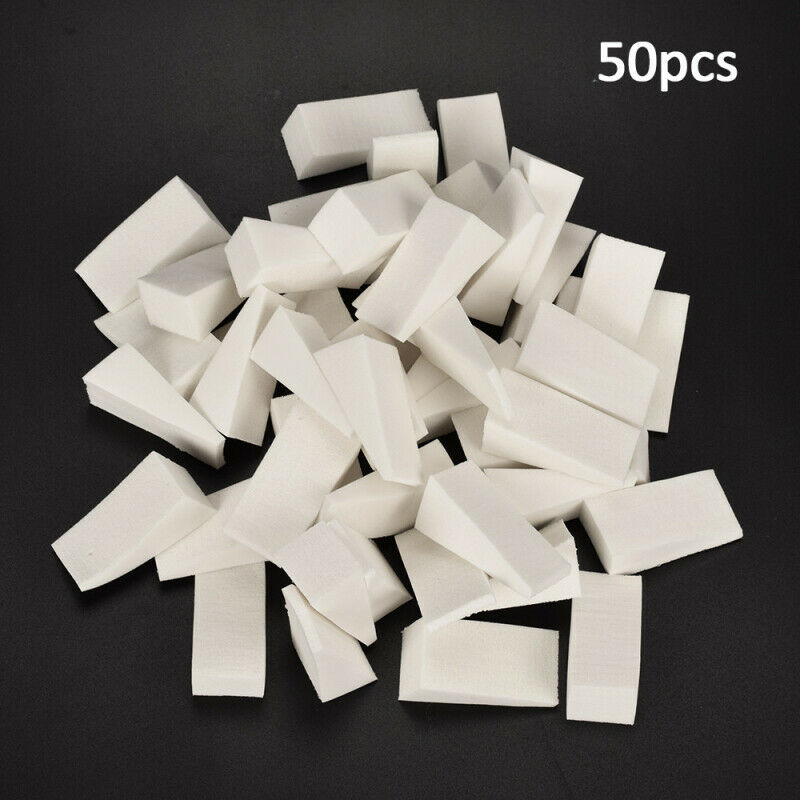 50 Pcs Nail Art Sponge Nail Buffer Files Block Manicure DIY Polishing Tool