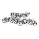 10Pcs BNC Male to RCA Female Jack Connector for CCTV camera