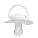 Newborn Baby Silicone Pacifier Transparent Flat Thumb Pattern Baby Nipples