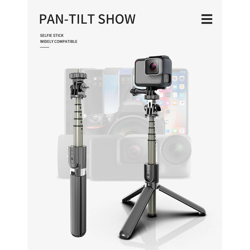 Selfie Stick Tripod Bluetooth, Extendable Phone Tripod Selfie Stick with