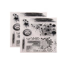 2X Clear TPR Rubber Stamp Cling Seal Scrapbooking Diary Card DIY Decor Craft