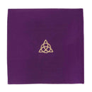 Velvet Tarot Cloth Wicca Pentacle Sun for Tarot Cards Parts Purple 60x60