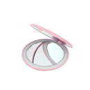 LED Lighting Mini Makeup Mirror Portable 10X Magnify Round Cosmetic Mirror