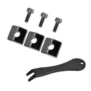 3pcs Electric Guitar Bridge Locking Nut Block Clamp&Screws&Pin Puller Set