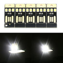 5PCS Night Lamp Mini Pocket Card USB Power LED 0.2W Light for Computer LaptopTO