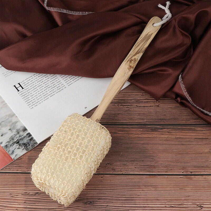 Massage Sponge Scrubber Natural Sisal Bath Shower Brush Portable Backs Brush Hn