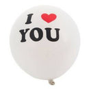 10X Romantic Home Party Decor I Love You White Latex Balloon Wedding Decor Ho-3C