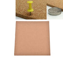 Cork Noticeboard Memo Pin Board Pad Frameless 300x300x6mm Fixings Included OZ