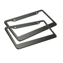 2pcs 12in x 6in Stainless Steel Car Auto License Plate Frame Covers Kit