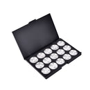 15X Empty Eyeshadows Blank Panel Aluminum Palette Pans Removable Makeup Tool&f