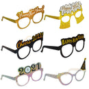 6pcs Paper Glasses Happy New Year Party Decor Home Christmas Ornaments Xmas SEAU