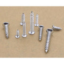 250g/Box 10 Sizes M3 M4 M5 Flat Head Self Tapping Screws Fastener Assortment