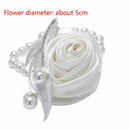 Beautiful Wrist Corsage Bracelet Bridesmaid Sisters Hand Flowers Wedding Pa X9Q6