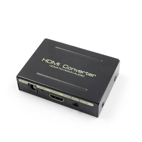 1080P Audio Extractor Converter Splitter HDMI To HDMI & Optical SPDIF + RCA  Bj