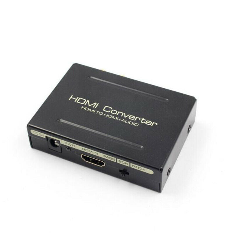 1080P Audio Extractor Converter Splitter HDMI To HDMI & Optical SPDIF + RCA  Bj