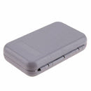 Mini Portable Fishing Tackle Box Waterproof ABS Plastic Foam Fly Fishing Lu P4P7