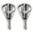 2Pcs Deburring External Chamfer Tool, Stainless Steel Remove Burr External