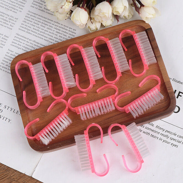 10x Nail Clean Brush Finger Care Dust Clean nail art brush nail Manicure tool Hn